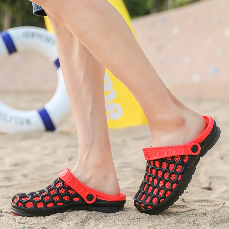 Туфли-сабо для сада мужские легкие быстросохнущие летние пляжные тапки