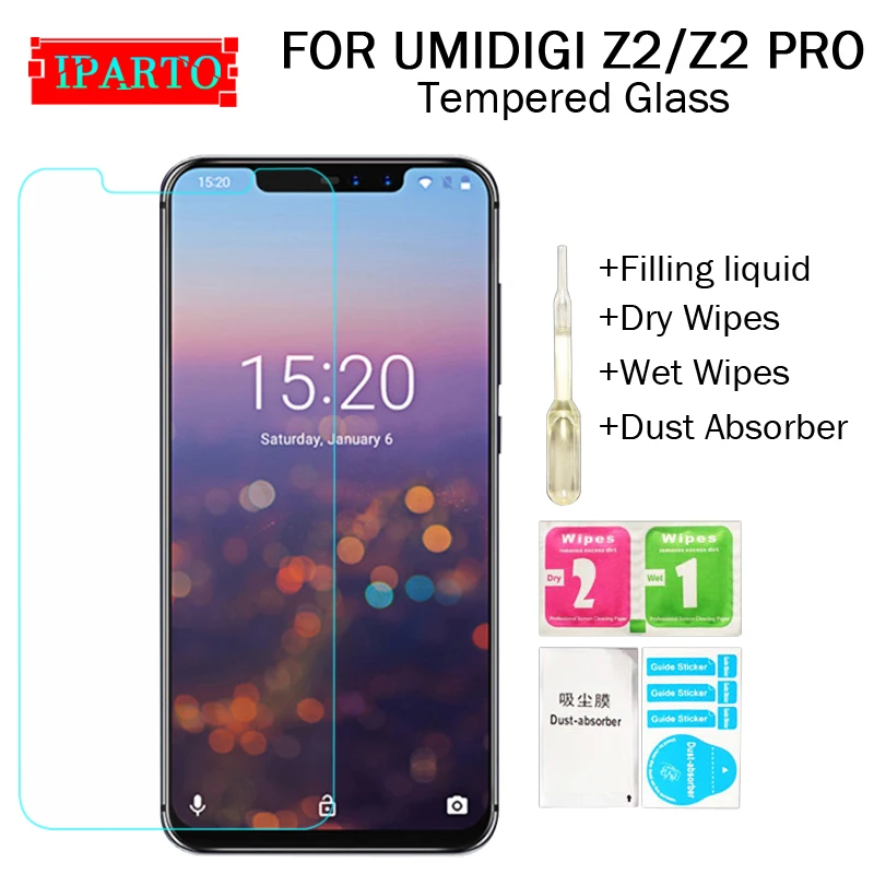 UMIDIGI Z2 закаленное стекло 100% хорошее качество премиум 9H Защитная пленка для экрана