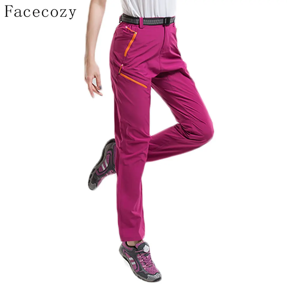 Женские быстросохнущие брюки Facecozy тонкие дышащие для походов на лето и весну