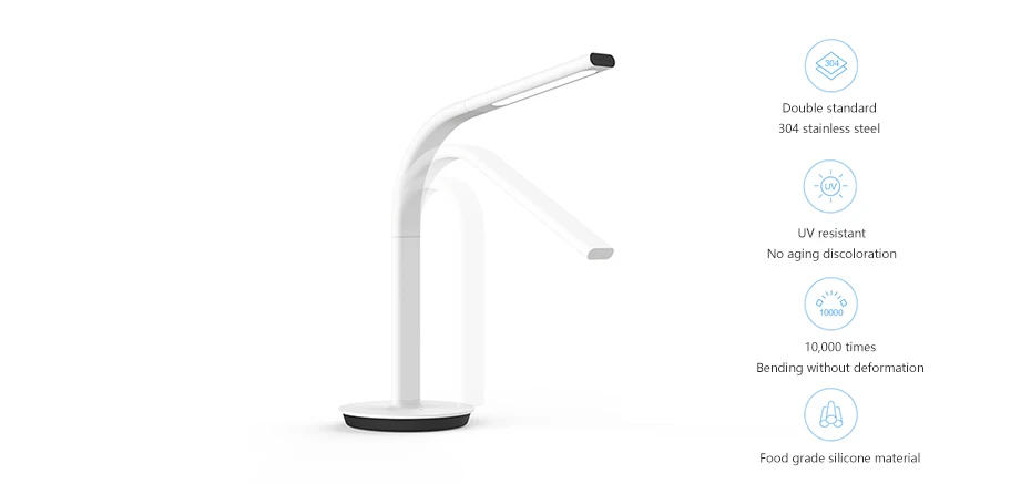 Xiaomi Mijia Philips Eyecare, умная лампа второго поколения, Wi-Fi, светодиодный светильник для чтения в помещении, Настольный светильник для чтения с защитой от натяжения глаз, Настольный светильник