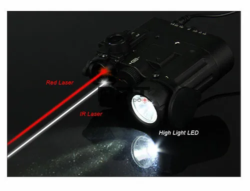 

TRIJICON DBAL-D2 Dual Beam Aiming Laser Red w/IR LED Illuminator Class 1 with Red Dot PP15-0088