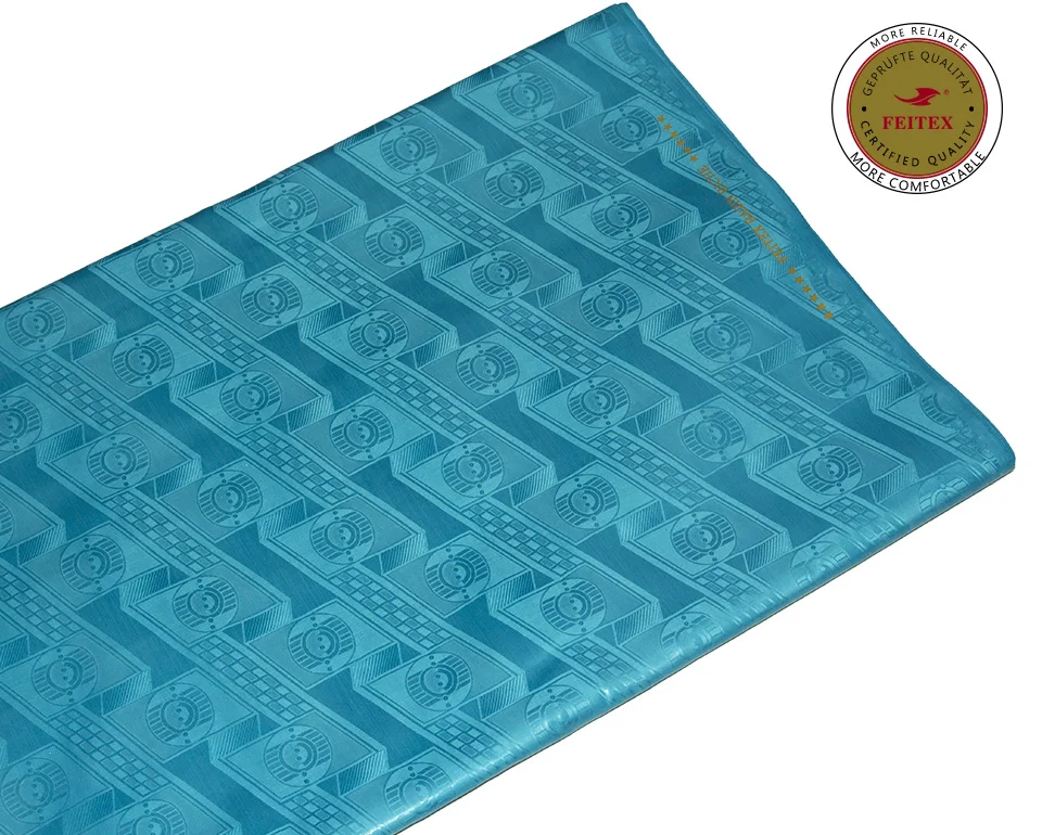 2017 feitex Новые товары Африканский Базен Riche Гвинея Нигерия парча жаккарда Дамаск