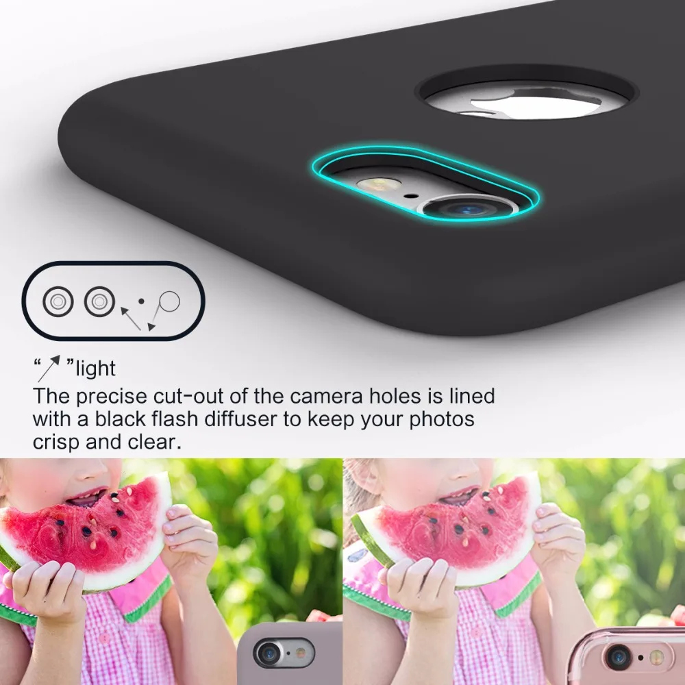 ROCK Silicone Case for iPhone 7/ 7 Plus Anti Shock Protection Phone iPhone7 cover |