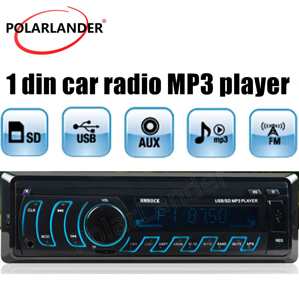 Автомобильное FM радио V 6970U USB TF Встроенная Aux Вход 1 DIN 2018 в виде бабочек новинка 12
