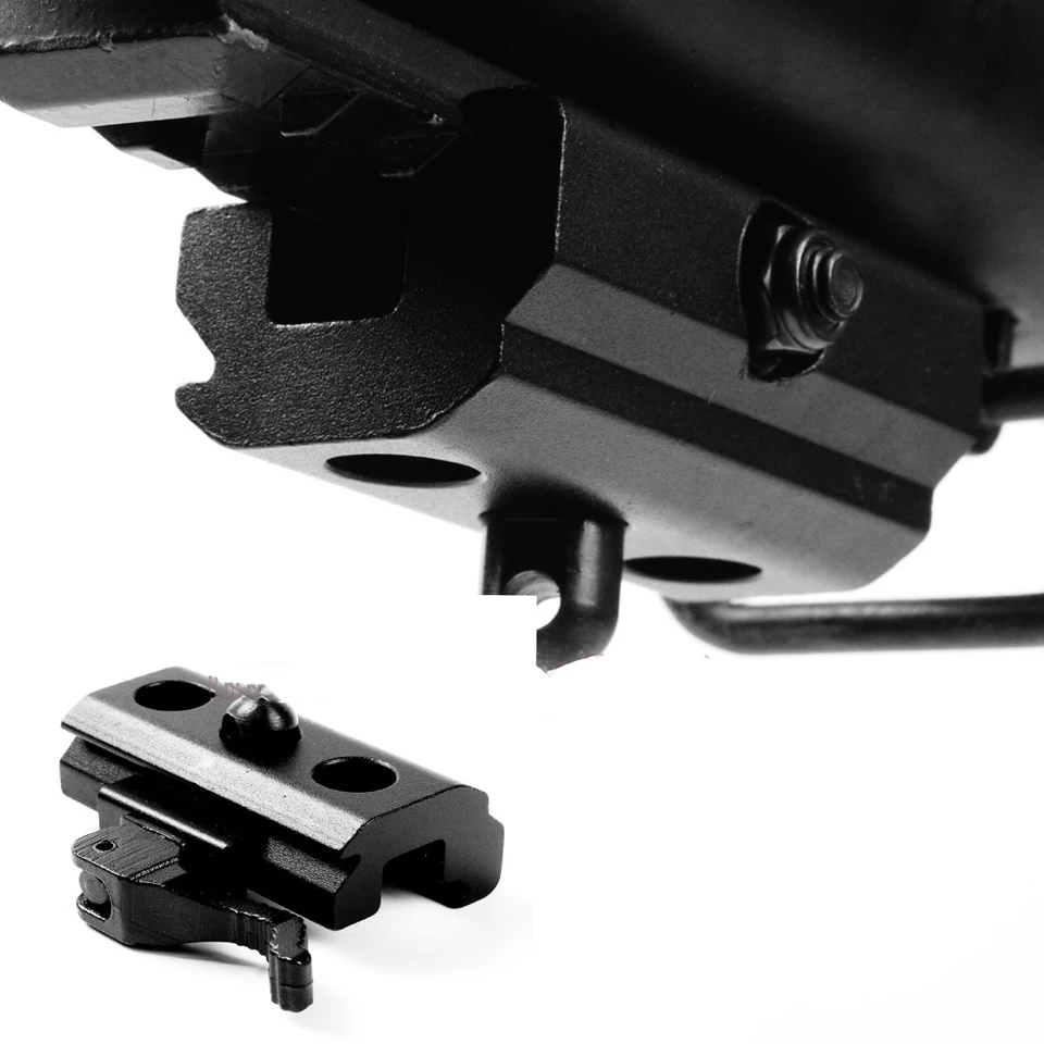 Быстросъемное крепление Поворотный адаптер 20 мм для бипода слинг прицела