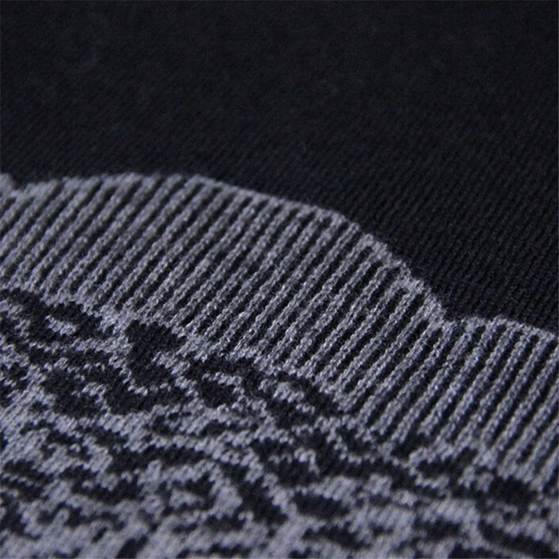 Autumn Winter Sweater Women 2020 Knit Jacquard Elastic turtleneck Pullover Retro Stitching Wool Femme Tops | Женская одежда