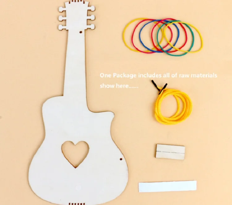 DIY детские мини гитарные игрушки ручной работы для детей Gitaar Детские укулеле