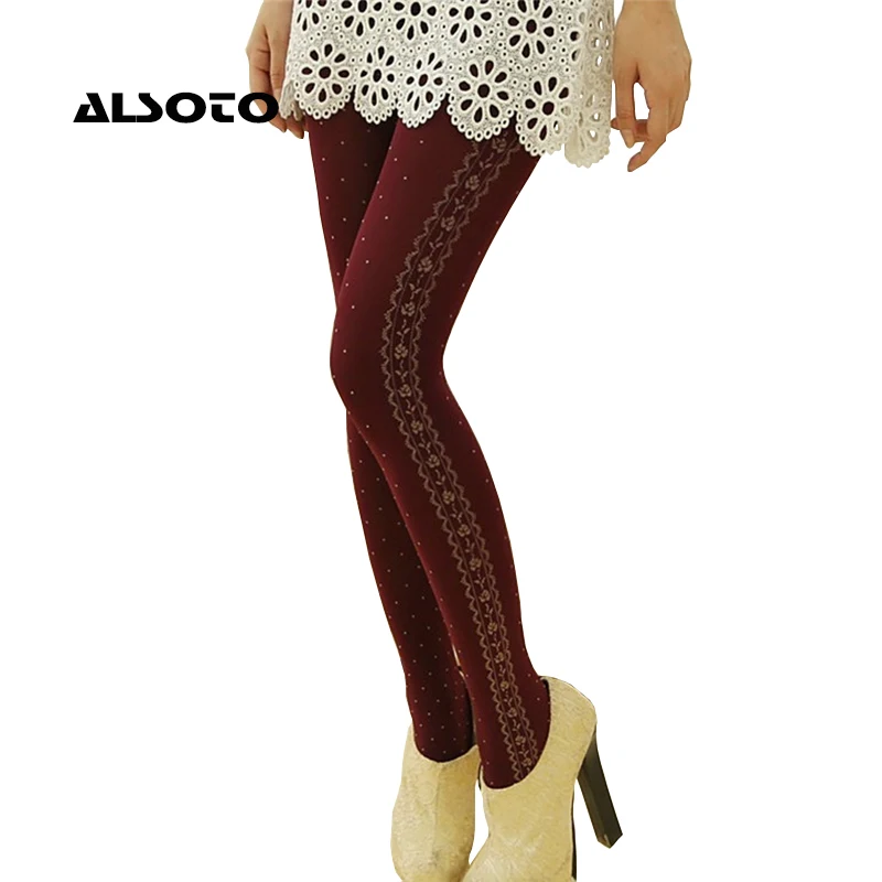 ALSOTO 2020 новые женские колготки модные высокая эластичность для похудения