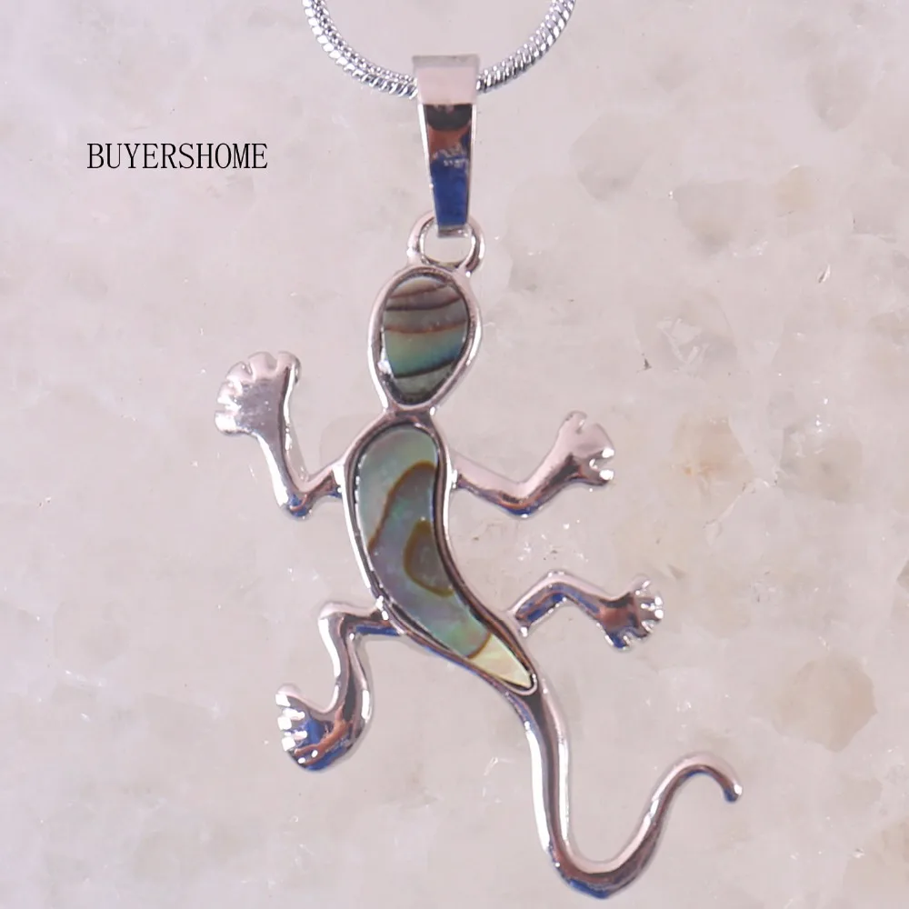 Бесплатная доставка ожерелье серьги натуральная ящерица голубая Новая Зеландия