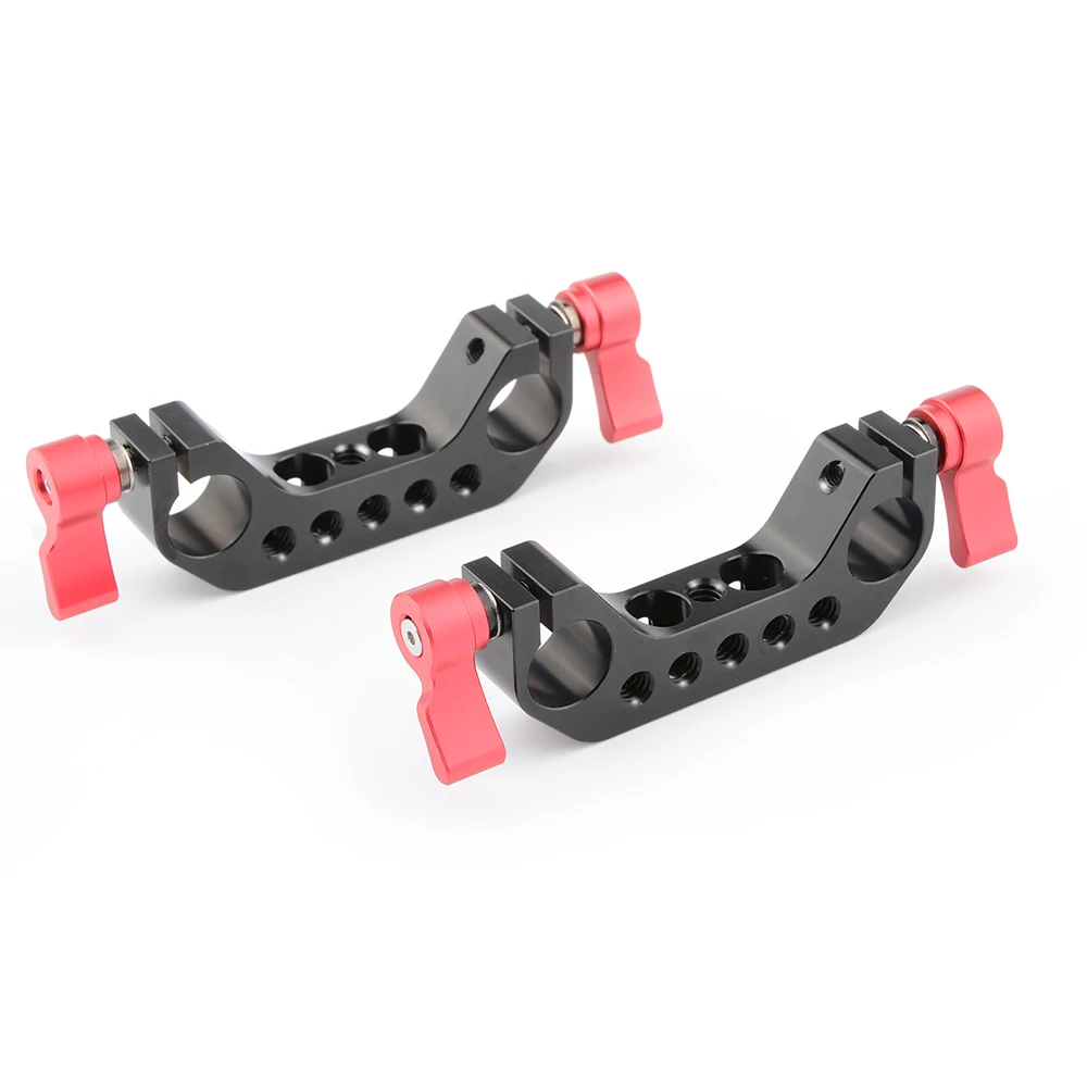 CAMVATE 15 мм стержень зажим 1/4 &quot 20 нить (красный 2 Pack) C1780|15mm rod clamp|rod clamp15mm |