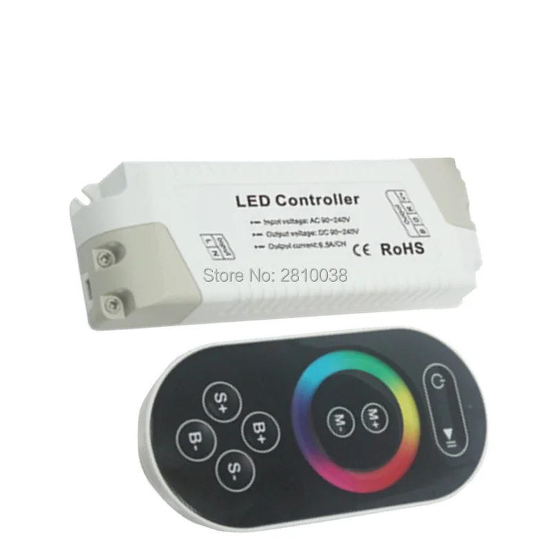 2 шт./лот высокое напряжение беспроводной RGB led контроллер Ac 90 240 В rgb полный цвет