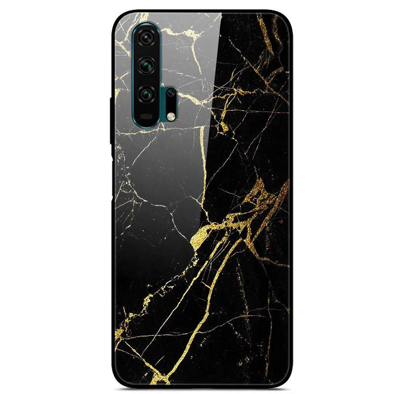 7 Закаленное стекло Чехол для Huawei Honor 20 Case Жесткий ПК Красочный чехол для Huawei Honor 20 Pro 20S Бампер чехол на телефона хонор20 20про - Цвет: 7