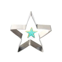 star cookie tools cake stencil kitchen cupcake decoration template mold cookie coffee stencil mold baking