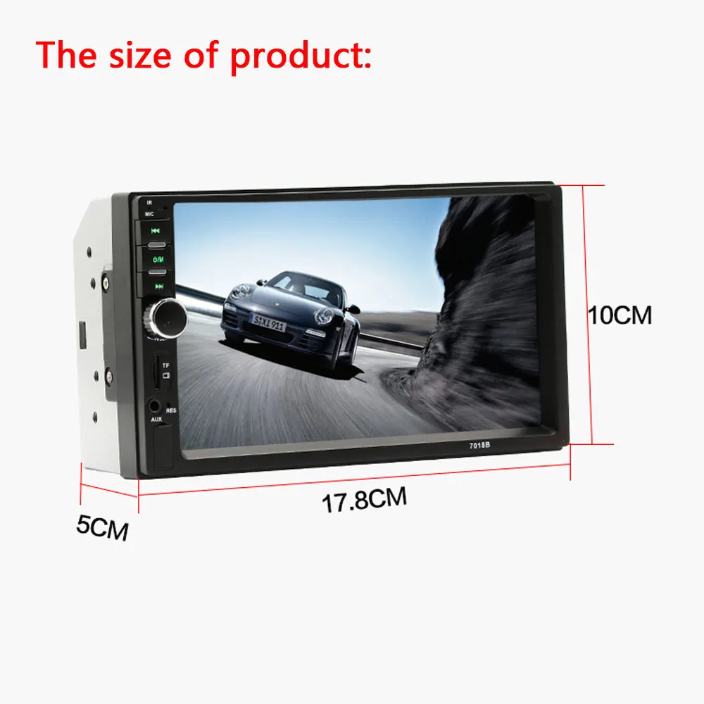AMPrime 2din автомобильный Радио Универсальный 7 &quotмультимедиа плеер 2 DIN Mirrorlink Bluetooth FM