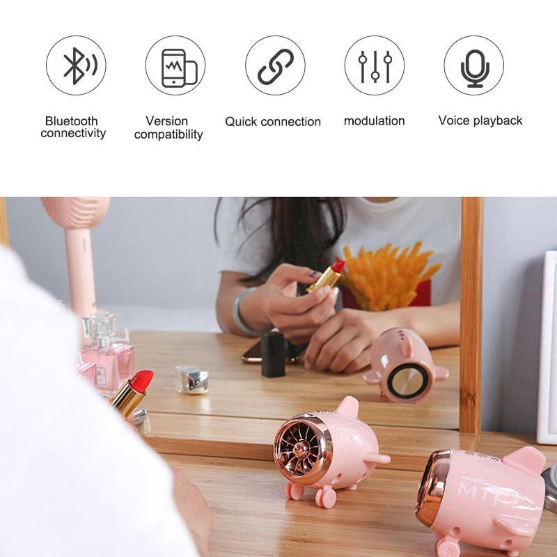 Мини самолет портативный Bluetooth динамик беспроводной сабвуфер милая музыка