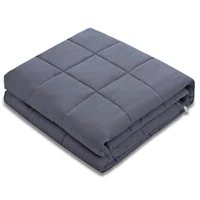 Weighted Blanket HOMEME утяжеленное одеяло 15 фунтов для взрослых около 130-160 фунтов | 60 ''* 80'' | Серый | Премиум хлопок со стеклянными бусинами | - Цвет: Weighted Blanket