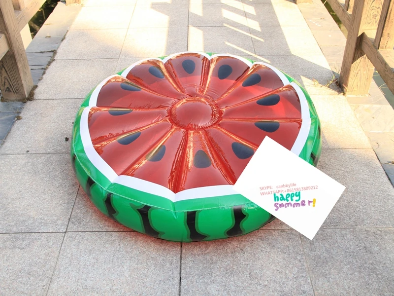 Дешевая цена высокое качество надувной Арбуз водный бассейн плот/арбуз поплавок