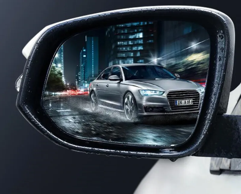 2 шт. непромокаемая пленка на зеркало заднего вида автомобиля Наклейка Анти туман