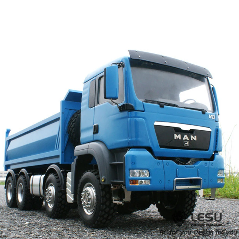 1/14 гидравлический самосвал MAN (TGS) 8X8 полный привод модель грузовика с высоким
