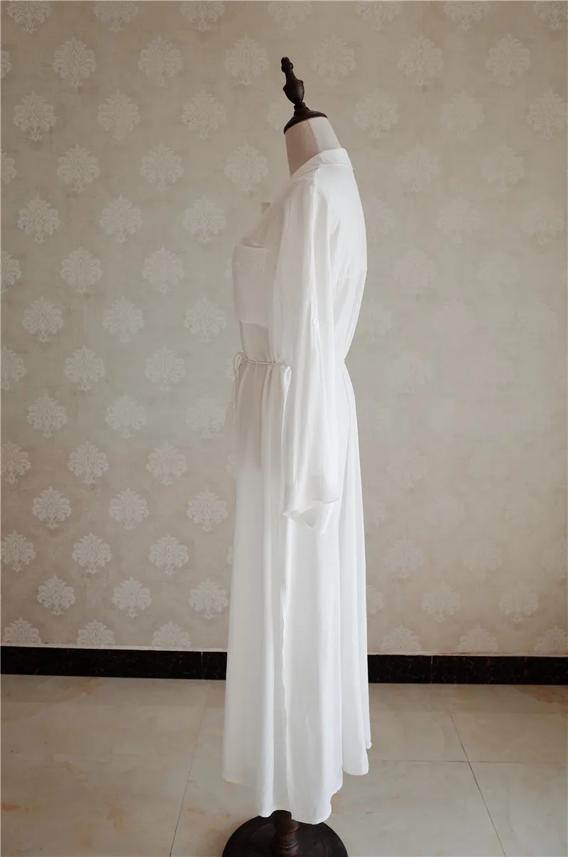 Summer Women Plus Size Beachwear Cover-ups White Cotton Tunic Beach Wrap Bath Dress Swim Suit Bikini Cover Up Woman#Q717