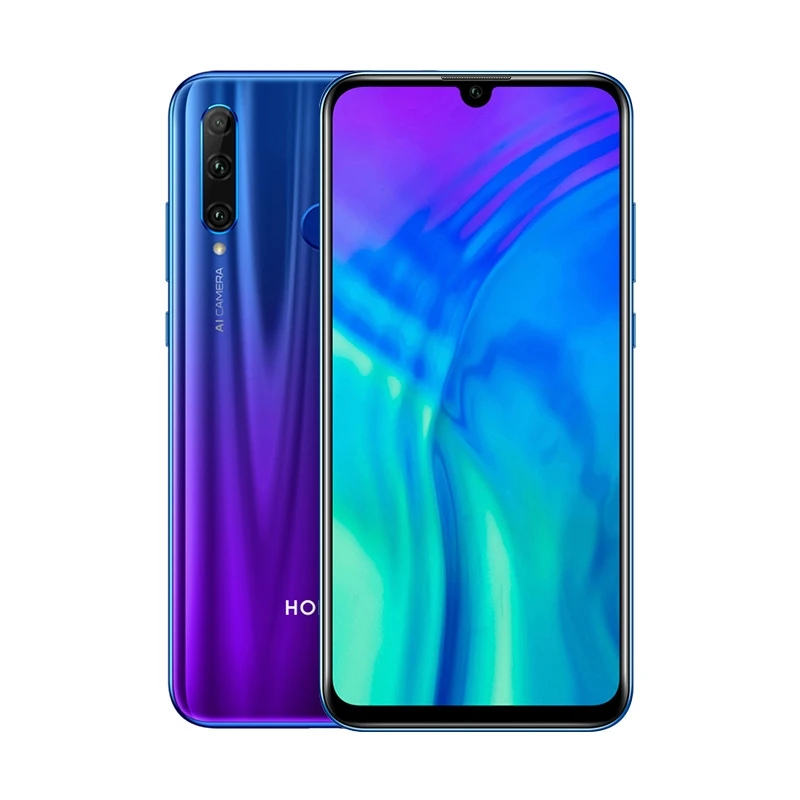 Глобальная версия honor 20 lite мобильный телефон 6,21 дюймов Восьмиядерный разблокировка отпечаток лица Смартфон Android 9,0 honor 20 i