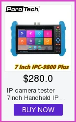 Wanglu IPC-9800plus 7 дюймов ips сенсорный экран 1280*800 разрешение аналоговый+ IP+ AHD+ CVI+ TVI+ SDI 6 в 1 Многофункциональный cctv тестер