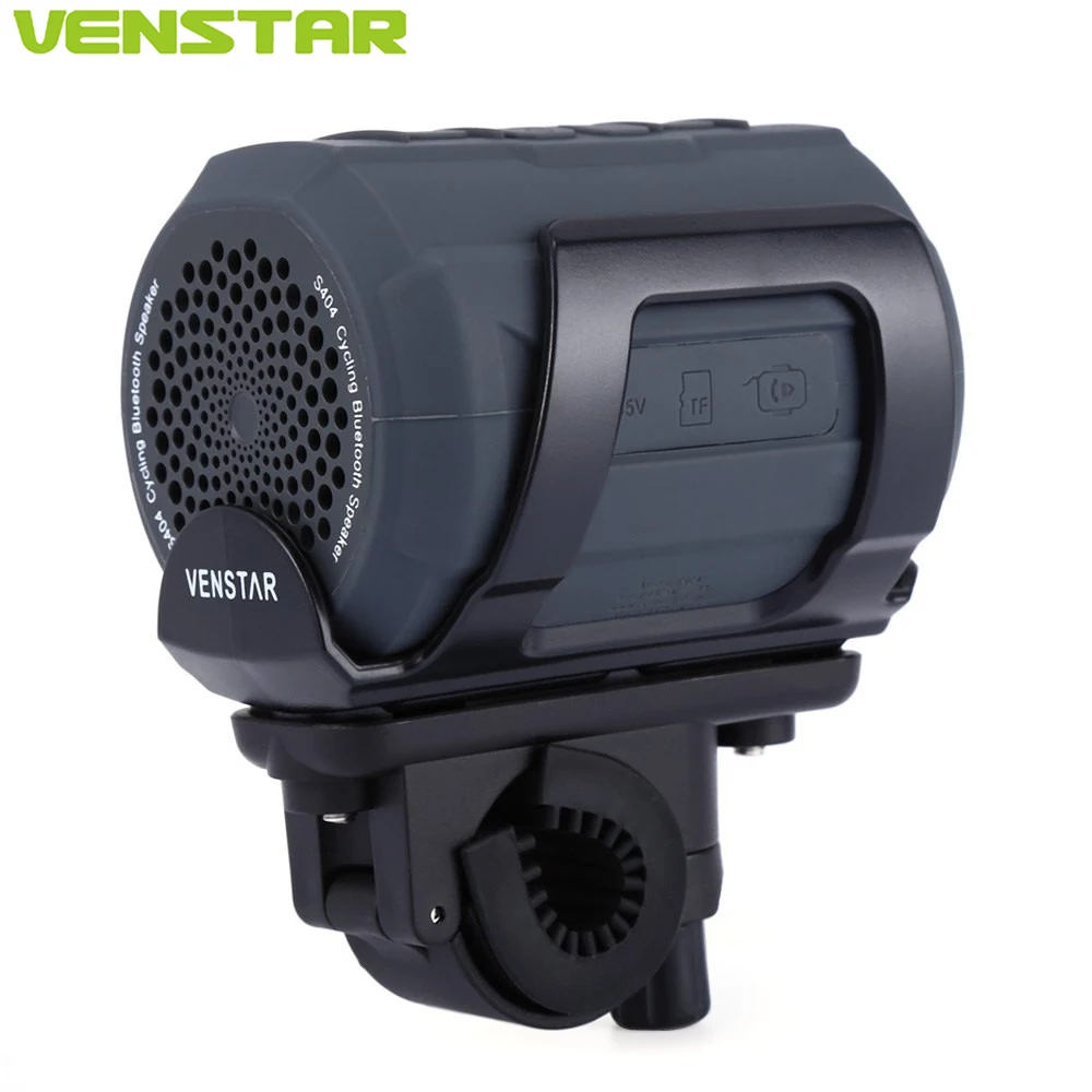 VENSTAR S404 Велоспорт Спорт Портативный Bluetooth Динамик FM радио Водонепроницаемый мини колонка с Велосипедный звонок, пульт управления, крепеж на велосипед