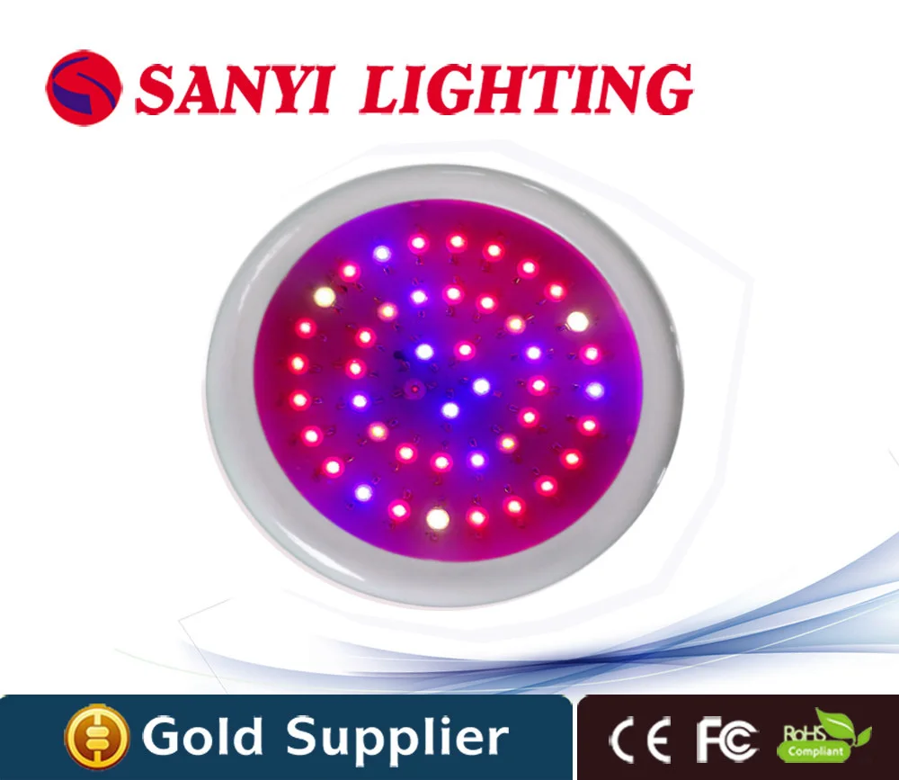 Светодиодный мини светильник для выращивания растений 90 Вт ufo красный 630nm синий