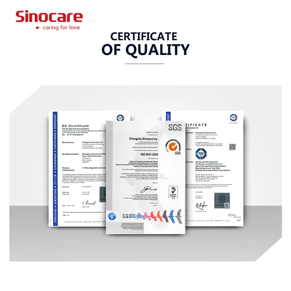 

[25PCS/50PCS/100PCS] Sinocare Uric Acid Test Strips Blood Glucometer Meter Test Strips for Safe AQ UG only