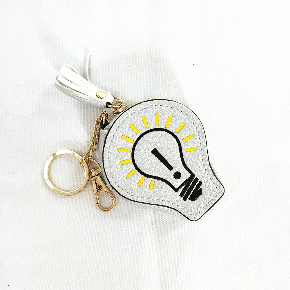 M014 милый мультфильм форма лампа сумка кольцо для ключей линия данных портмоне