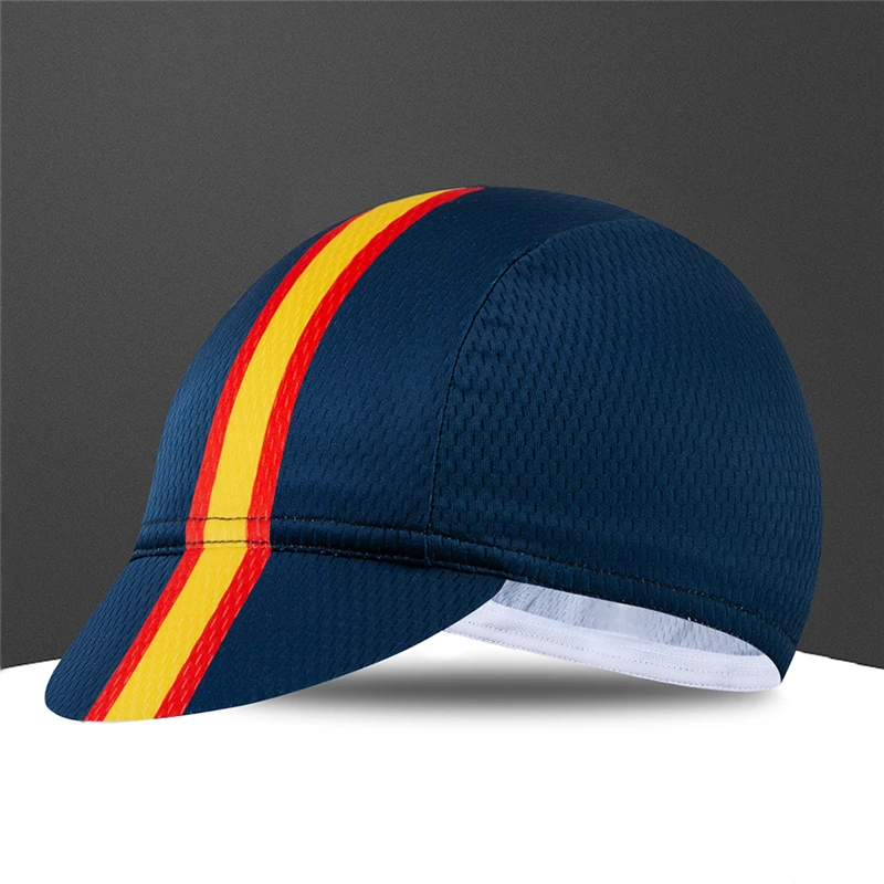 ES-Navy Blue Быстросохнущая велосипедная Кепка с итальянским флагом, гоночная шапка для горного велосипеда, велосипедный головной убор, один размер, Спортивная Кепка s, велосипедная шапка для мужчин и женщин, Gorra Ciclismo - Цвет: ES-Navy Blue