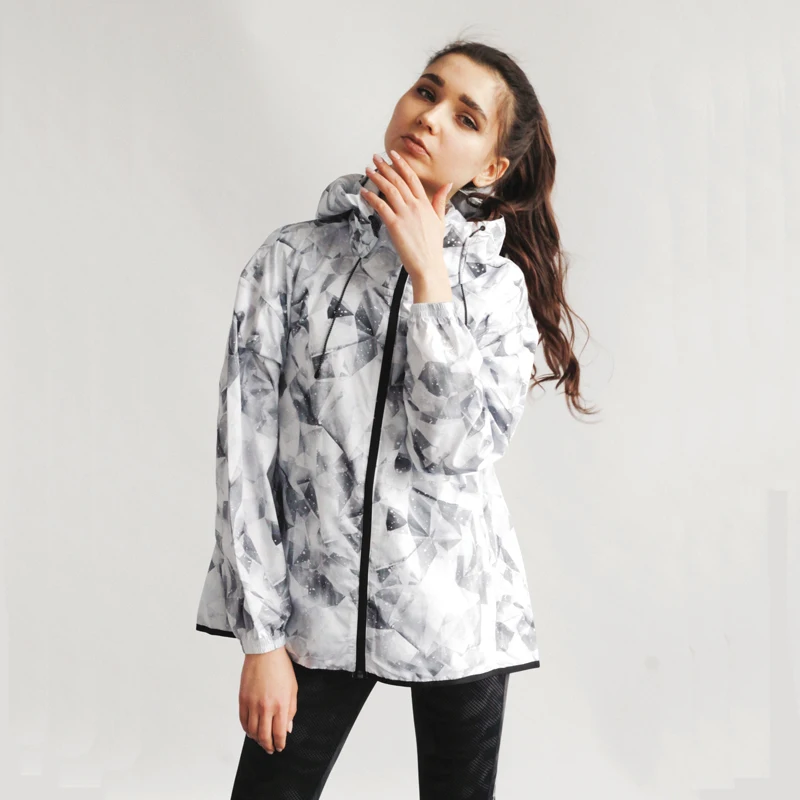 (Код разрыва) Li Ning женские трендовые куртки свободного покроя из 100% полиэстера с