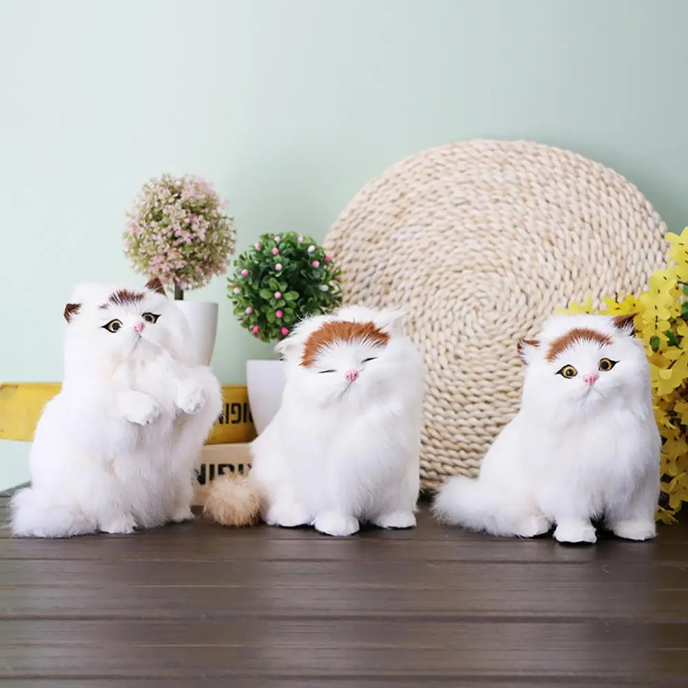 Игрушечный реквизит для фотосъемки с имитацией толстого кота ручной работы Домашний декор для автомобиля подарок