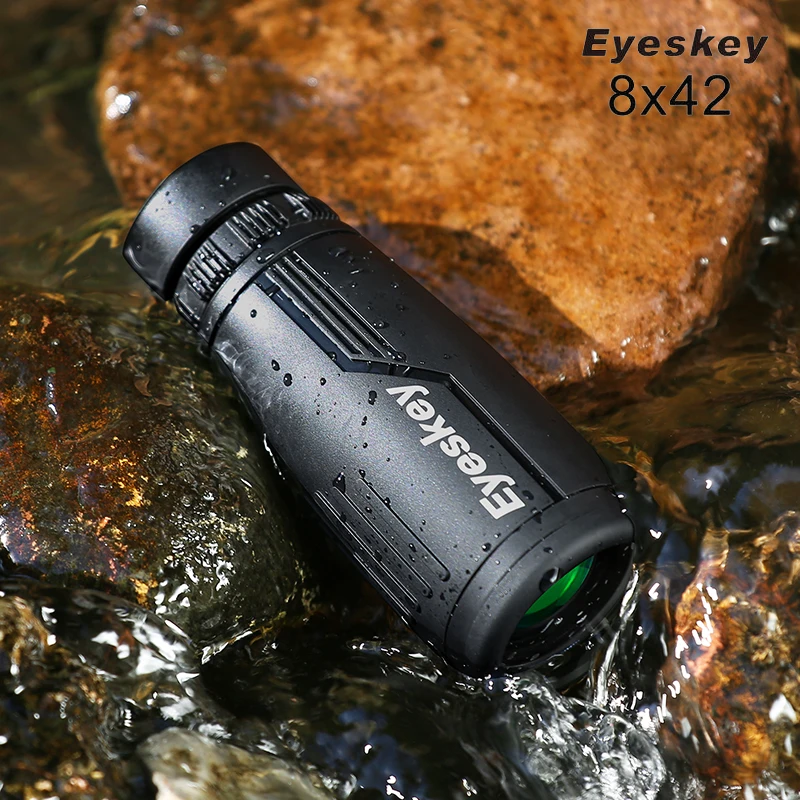 Монокулярный телескоп Super Bak4 Prism Optics Компактный Монокуляр 8x42 с азотными оборками