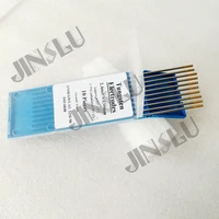 free shipping tig lanthanated tungsten electrode golden head 2 4mm150mm 332 100pcs