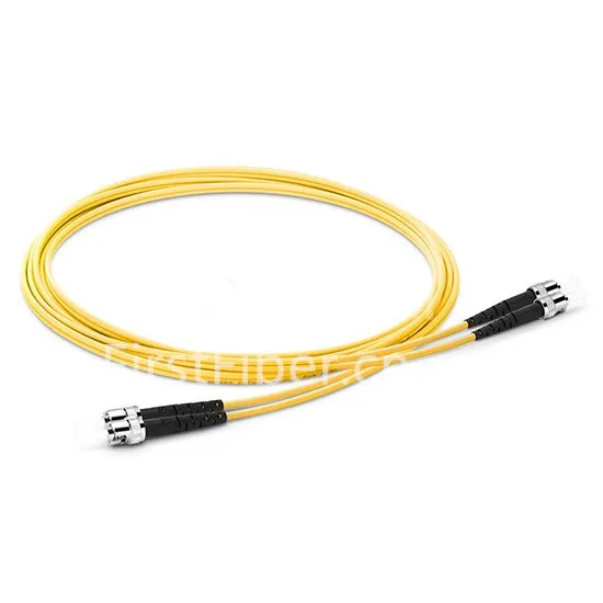 

FirstFiber 3m ST UPC to ST UPC G657A 2 cores Duplex Fiber Patch Cable, Jumper, Patch Cord 2.0mm PVC OS2 SM Bend Insensitive