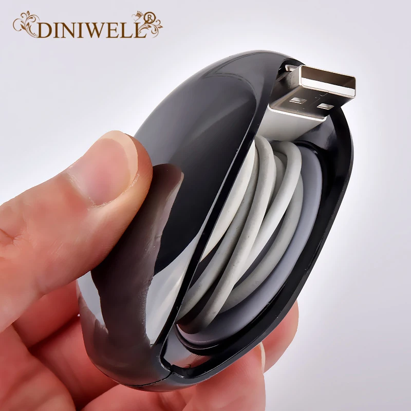 DINIWELL автоматическая коробка для хранения наушников портативная дорожная интеллектуальная линия передачи данных кабели катушка концентраторы держатель Органайзер Контейнер Чехол
