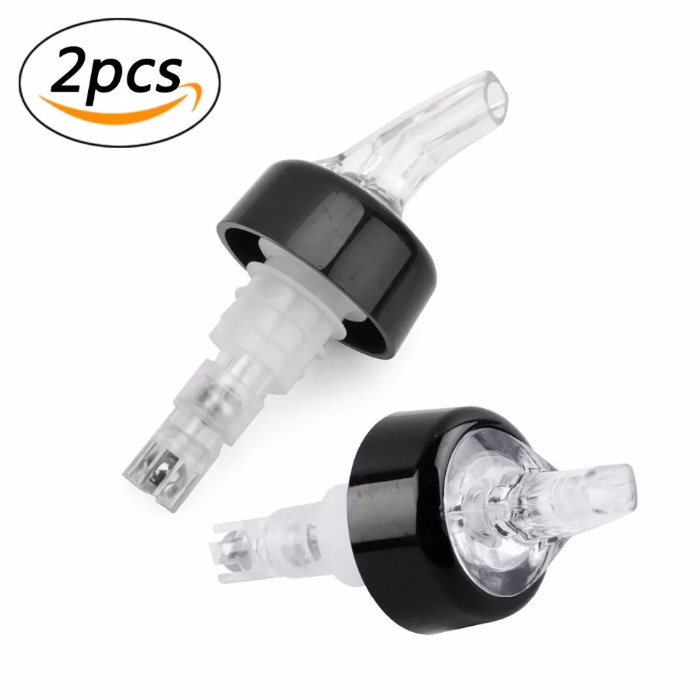 

2pcs 30mL Pourer Measured Alcohol and Liquor Pourer Bottle Pour Spout Stopper Quick Shot Spirit Drinks Dispenser Home Bar Tools