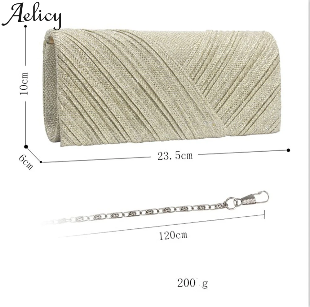 Aelicy Модные Женские однотонные Коктейльные Вечерние Сумочки с вышивкой и рюшами, женская сумка для телефона, вечерние клатчи, роскошные сумочки