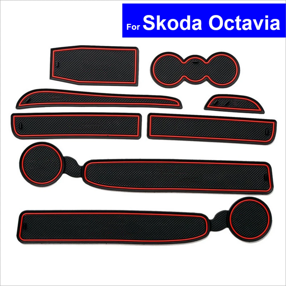 Коврики для автомобильных дверей коврики с держателем ковров Skoda Octavia 2007 2008 2009 2010