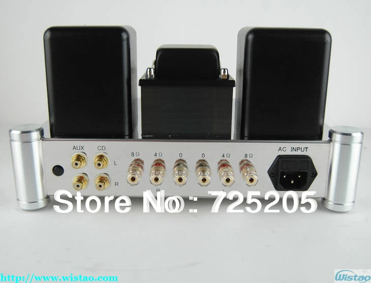 Усилитель трубки класса А HIFI одинарный 6N2J усилитель мощности EL34 5Z4PJ зеркальная