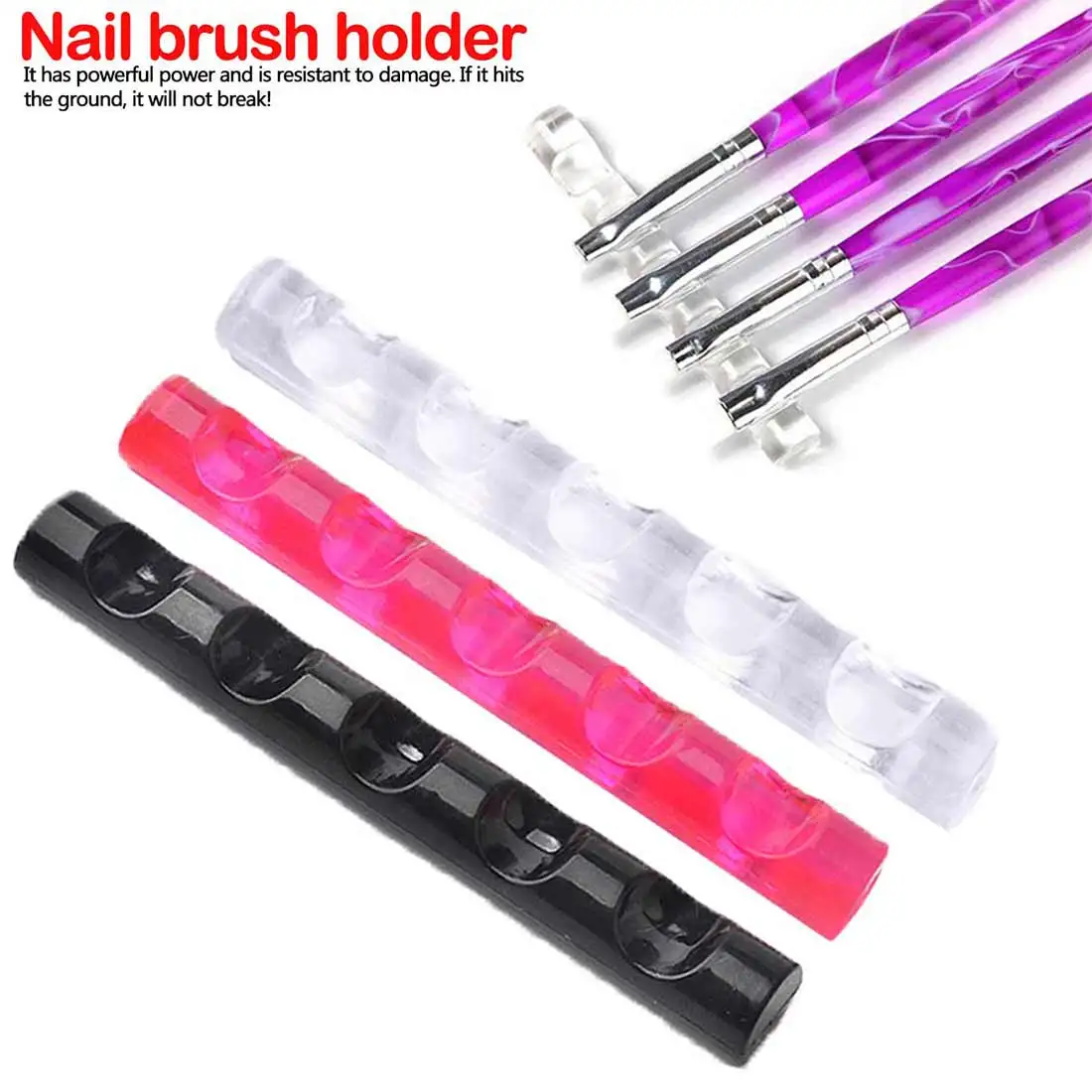 1 шт. подставка для кистей ногтей акриловая стойка отдыха держатель ручек полка