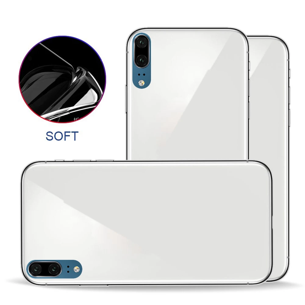 Suitable for HUAWEI P20 Soft plastic Silica gel ultra-thin transparent mobile phone case |