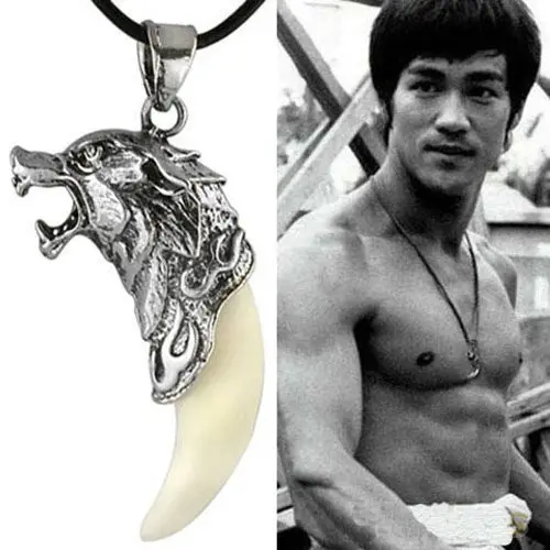 Salls Man Wolf Tooth Necklace Titanium Steel Domineering Pendant Jewelry hot topping