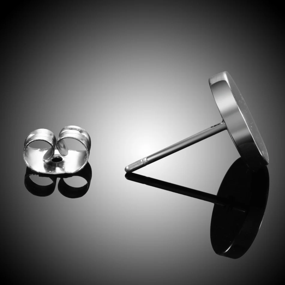 2 шт./лот стальные круглые шпильки для ушей серьги штанги пирсинга модные