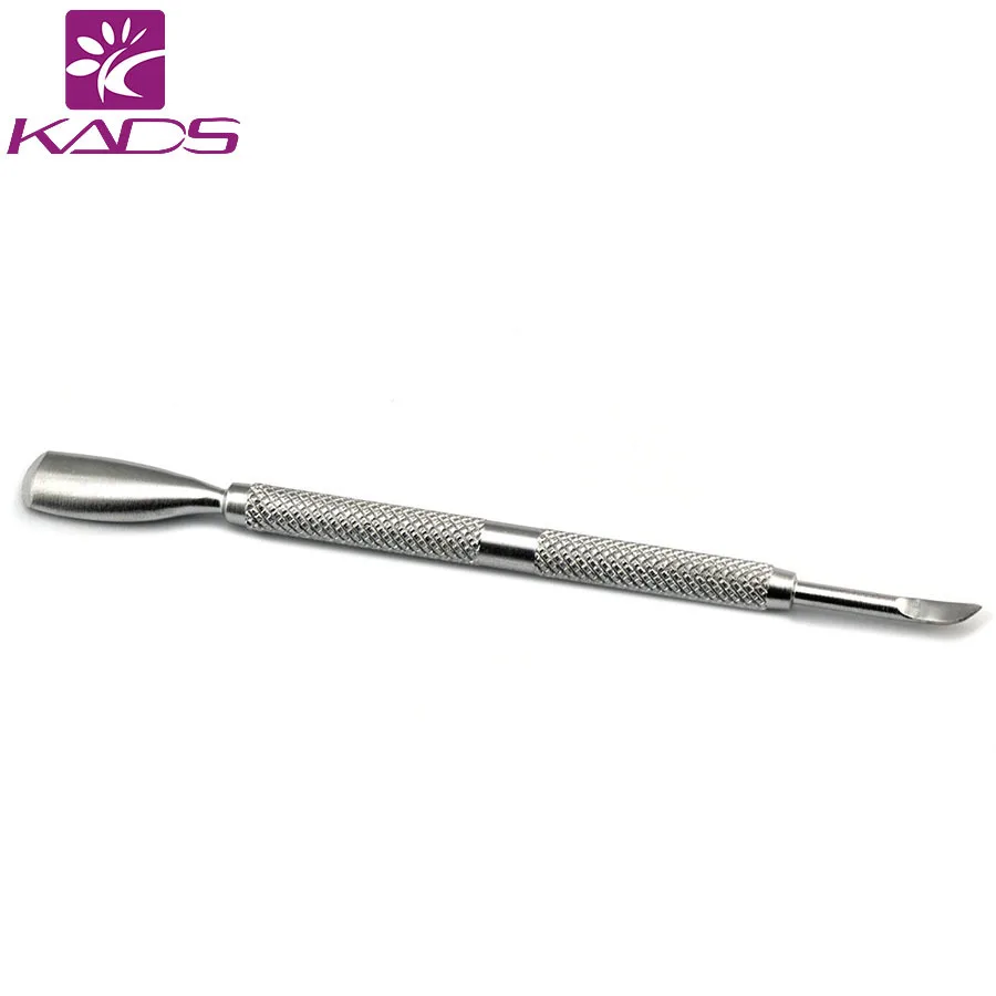 KADS 1 шт. Nail Art Уход Инструмент Кутикулы Pusher Ложка Ногтей Очиститель Маникюр Pedicare