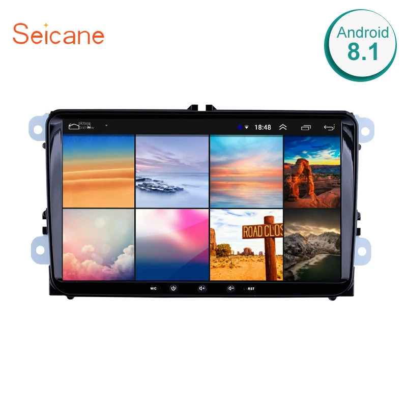 Seicane Android 8,1 2Din автомобильный мультимедийный плеер для VW/Volkswagen/Golf/Polo/Tiguan/Passat/b7/b6/SEAT/leon/Skoda/Octavia радио gps