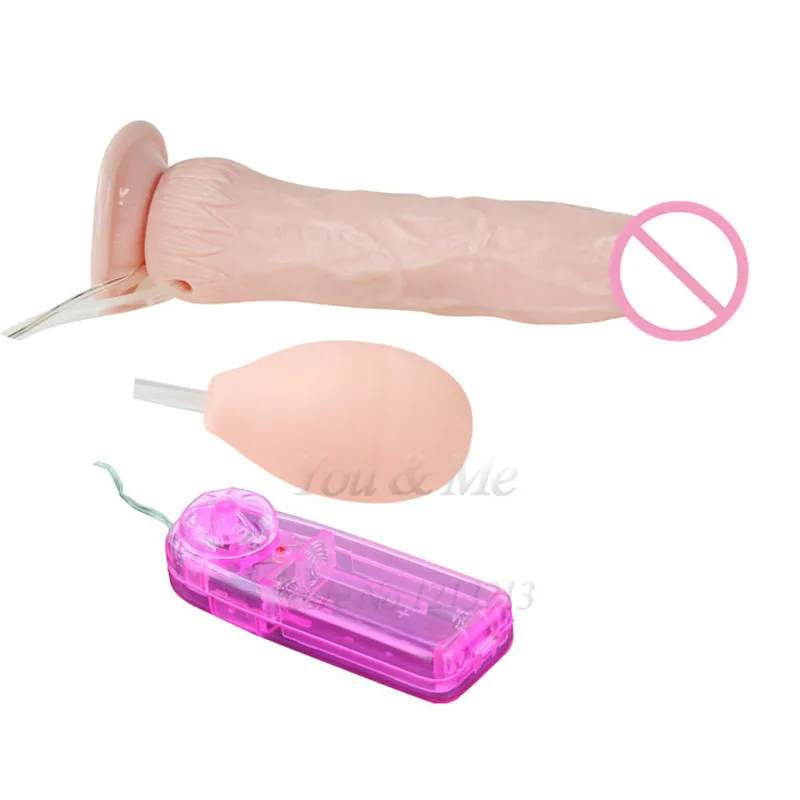 Реалистичная вибрация фаллоимитатор для эякуляции вибратор с присоской