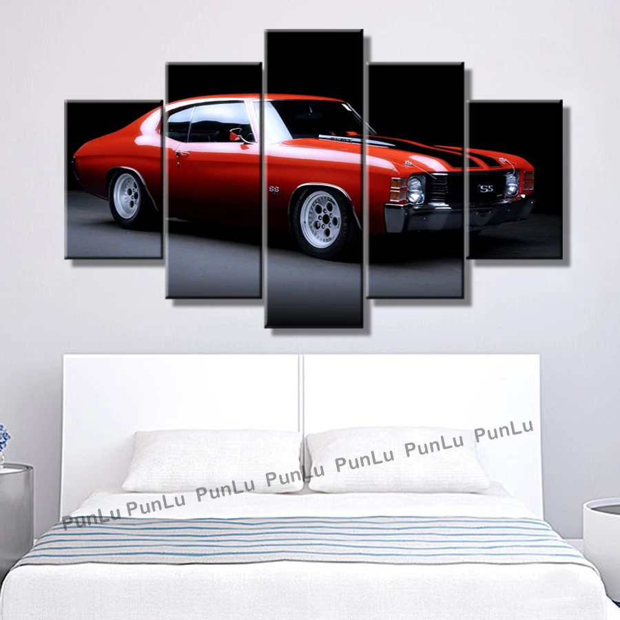 HD Настенная картина с жикле 1970 Chevelle Ss на автомобиль декоративные картины для