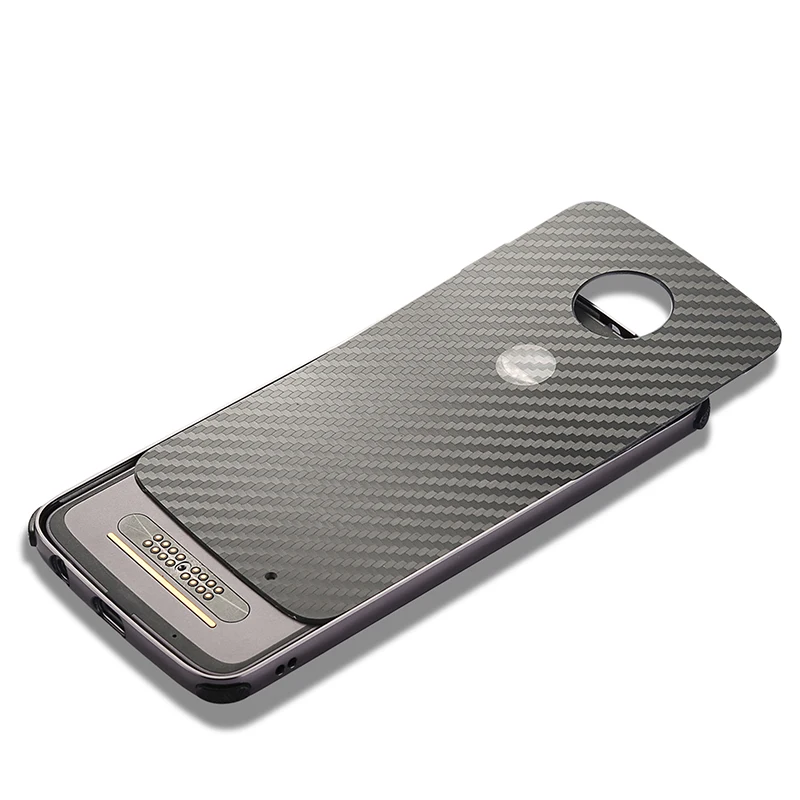 Для Motorola Moto Z2 Play/Moto Force чехол новый алюминиевый металлический каркас + углеродное